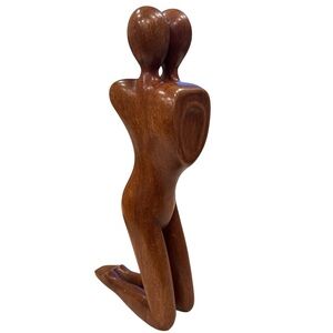 Novica Love in Love Artisan Crafted Romantic Suar Wood Balinese Sculpture